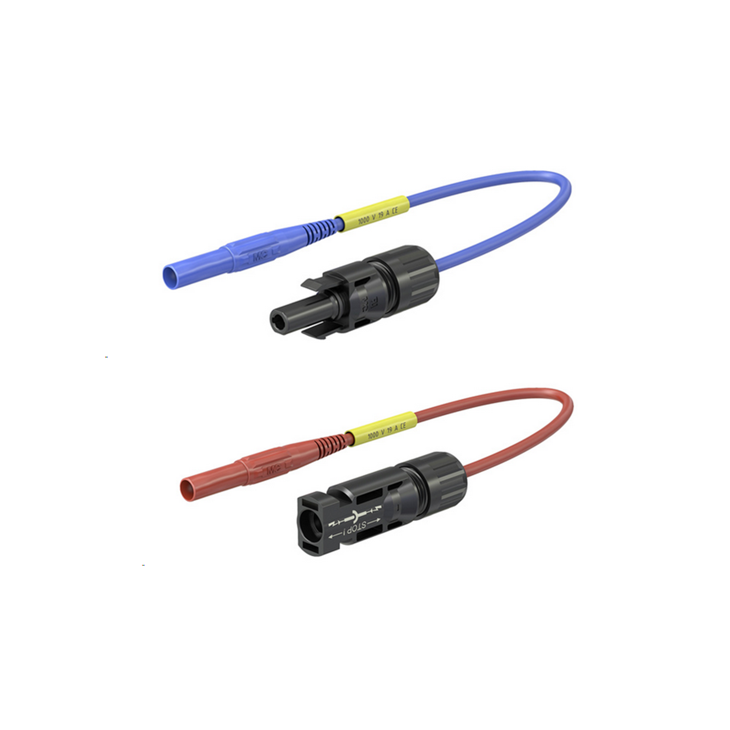 NEO Banana to MC4 Connector Adapter Cable CATIII-1000V 20 Set