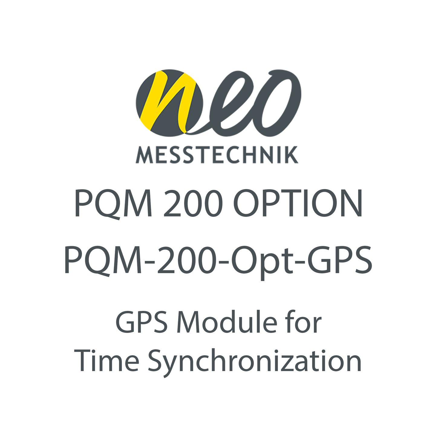 GPS Module - PQM 200 Option - NEO Messtechnik