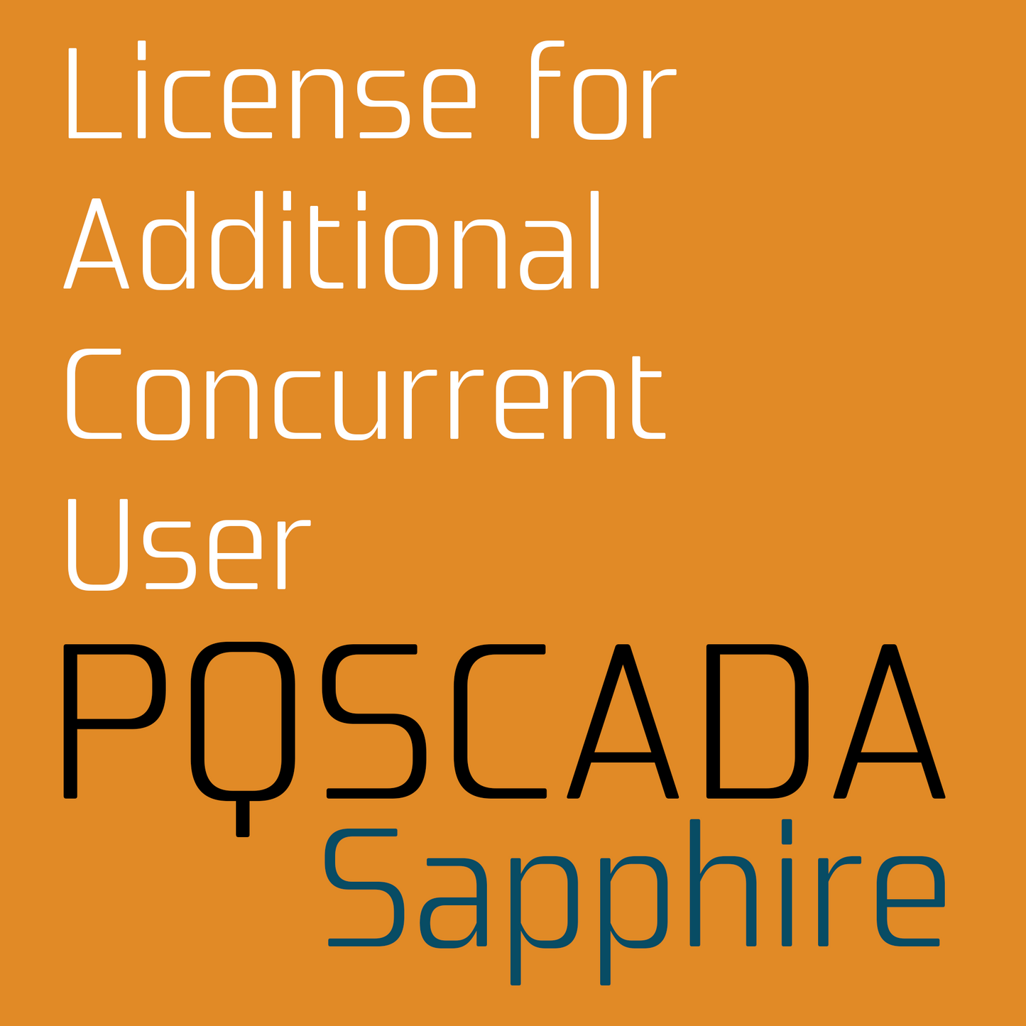 Additional Concurrent User Component License for PQSCADA Sapphire Enterprise Server Edition Software