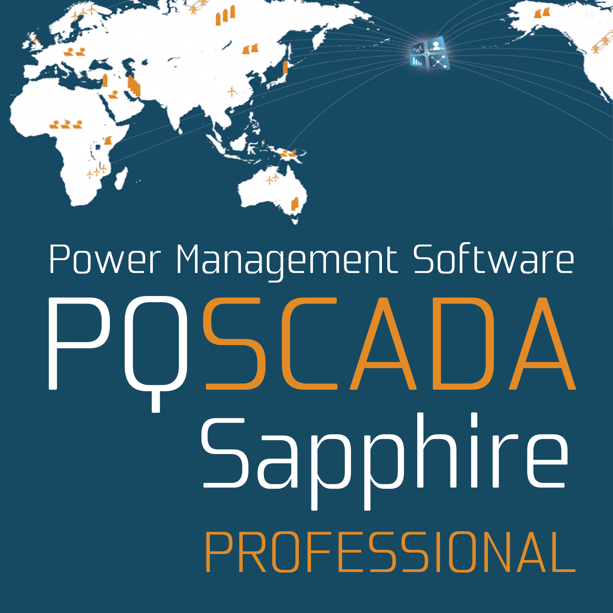 ELSPEC PQSCADA Sapphire PROFESSIONAL Edition Power Quality Management Software