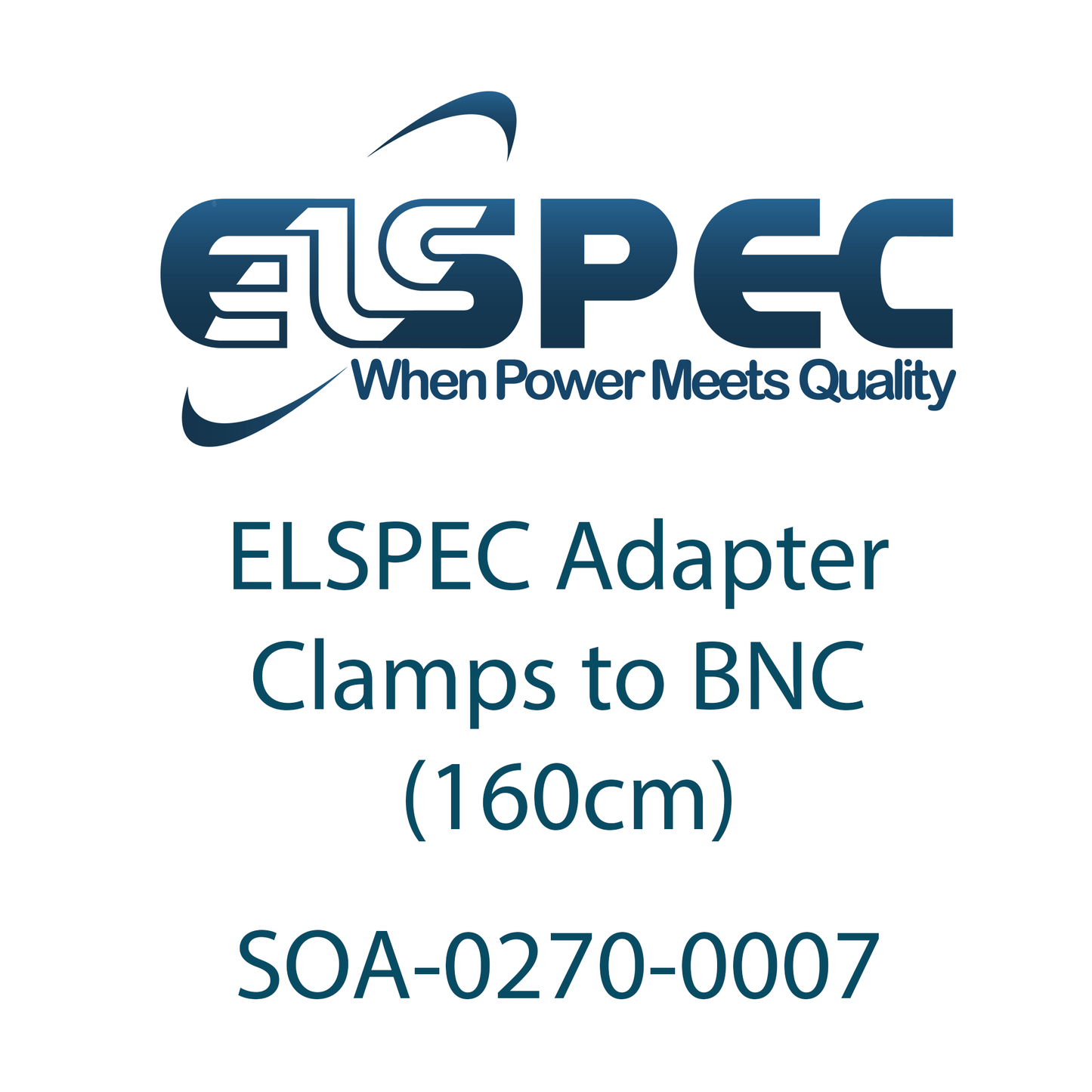 ELSPEC Adapter Clamps to BNC (160cm)