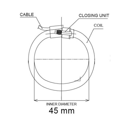 NEO 300A AC Rogowski Coil | d=45mm