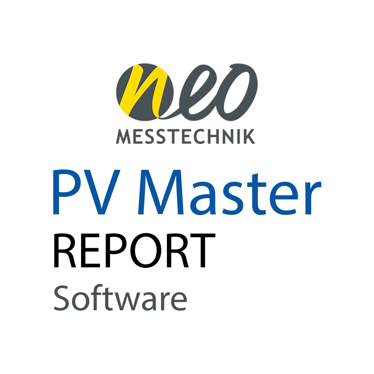 NEO Messtechnik PV Master Report Software